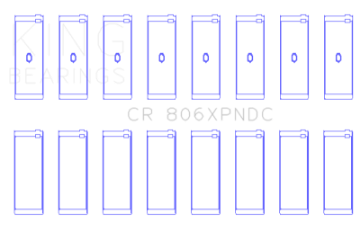 Picture of King Engine Bearings Chrysler 361ci - 383ci  Coated Performance Rod Bearing Set