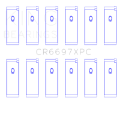Picture of King Engine Bearings Nissan RB25DET-RB26DETT 24V pMaxKote Performance Rod Bearing Set - Size STD