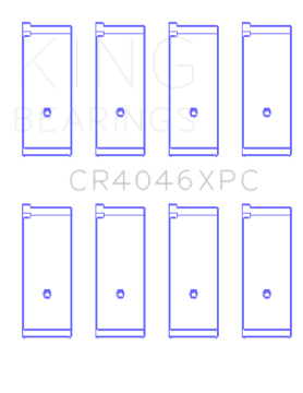Picture of King Honda B20B4-B20Z2-D16 Series-ZC 16V pMaxKote Performance Rod Bearing Set - Size STD