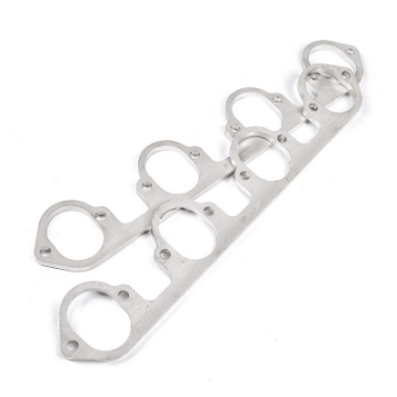 Picture of Stainless Works Big Block Ford Flat Tall Oval Port Header 304SS Exhaust Flanges 2-1-4in Primaries