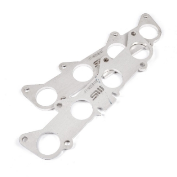 Picture of Stainless Works Ford 5-2L-5-0L Coyote Round Port Header 304SS Exhaust Flanges 1-7-8in Primaries