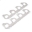 Picture of Stainless Works Ford 6-2L Square Port Shaped Header 304SS Exhaust Flanges 1-7-8in Primaries