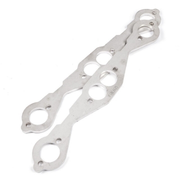 Picture of Stainless Works Small Block Chevy Round Port Header 304SS Exhaust Flanges 1-5-8in Primaries