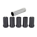 Picture of McGard Wheel Lock Nut Set - 5pk- Cone Seat Tuner M14X1-5 - 22mm Hex - 1-648in OAL - Black
