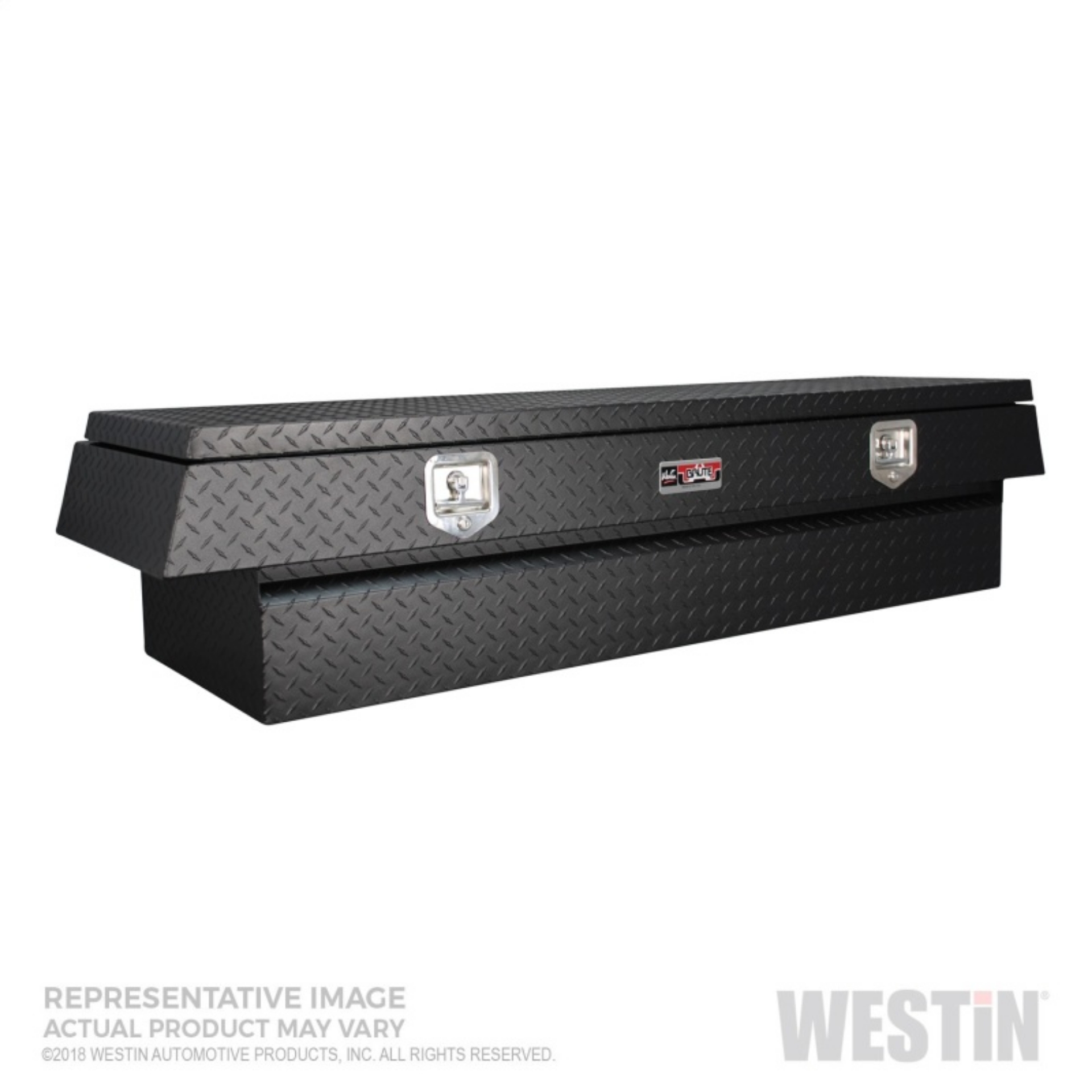 Picture of Westin-Brute Contractor TopSider 90in w- Doors - Black Textured