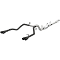 Picture of MagnaFlow 2019 Chevy Silverado 1500 V8 5-3L Street Series Quad Split Rear Exhaust w- Black Tips