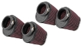 Picture of K&N Universal Clamp-On Air Filter 2-1-8in Flange 4x3in-B 3x2in-T 4in-L