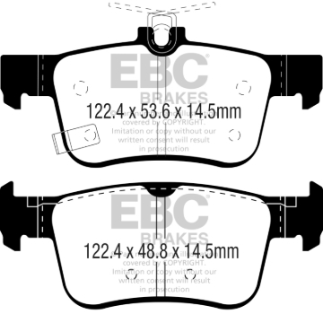 Picture of EBC 2017+ Honda Civic Type-R Redstuff Rear Brake Pads