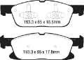 Picture of EBC 2018+ Lincoln Nautilus Greenstuff Front Brake Pads