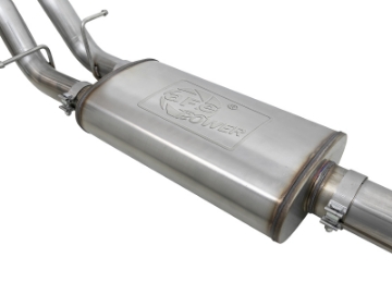 Picture of aFe Vulcan Series 4in-3in 304-SS Exhaust Cat-Back 2019 GM Silverado - Sierra 1500 V8-5-3L w- OE Tips