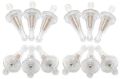 Picture of K&N 0-25in Flange 2-15in Length 1in OD Sintered Porous Bronze Fuel Filter Set of 12