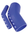 Picture of Turbosmart 45 Elbow 1-75 - Blue Silicone Hose