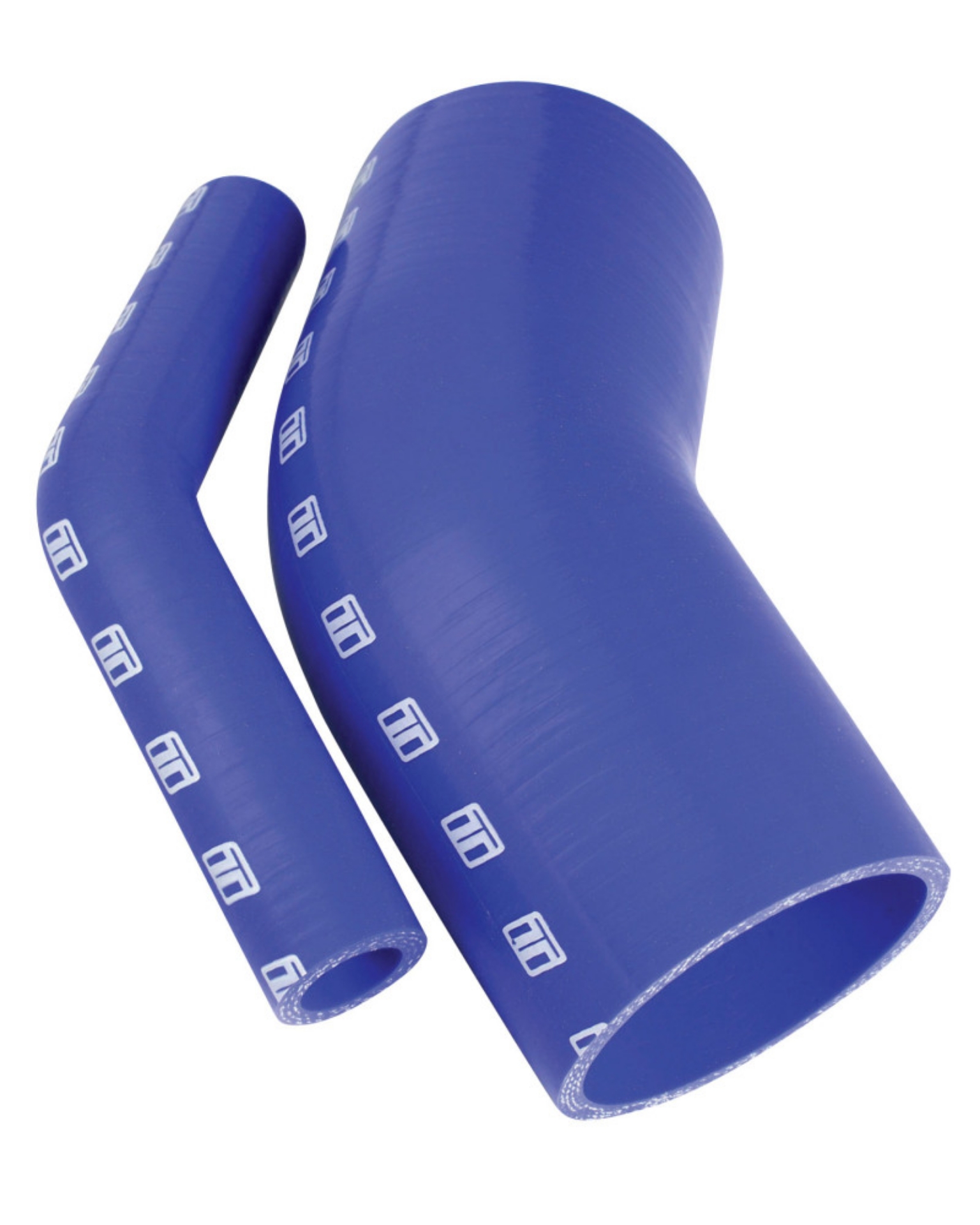 Picture of Turbosmart 45 Elbow 1-75 - Blue Silicone Hose
