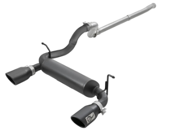 Picture of aFe Rebel Series 2-5in 409 SS Cat-Back Exhaust w- Black Tips 18-19 Jeep Wrangler JL V6 3-6L