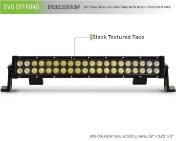 Picture of DV8 Offroad BRS Pro Series 50in Light Bar 300W Flood-Spot 3W LED - Black
