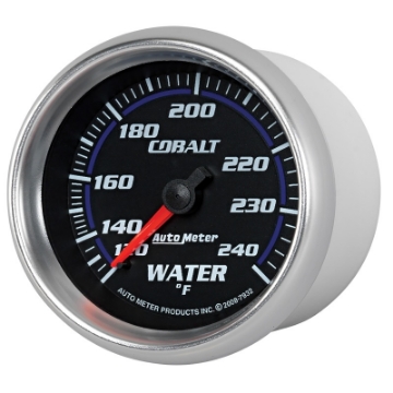 Picture of Autometer Cobalt 66mm 120-240 Degree F Mechanical Water Temperature Gauge