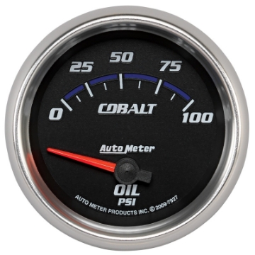 Picture of Autometer Cobalt 66-7mm 0-100 PSI Oil Pressure Gauge