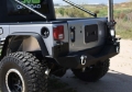 Picture of DV8 Offroad 07-18 Jeep Wrangler JK Steel Mid Length Rear Bumper