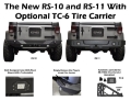 Picture of DV8 Offroad 07-18 Jeep Wrangler JK Full Length Rear Bumper w- Light Holes
