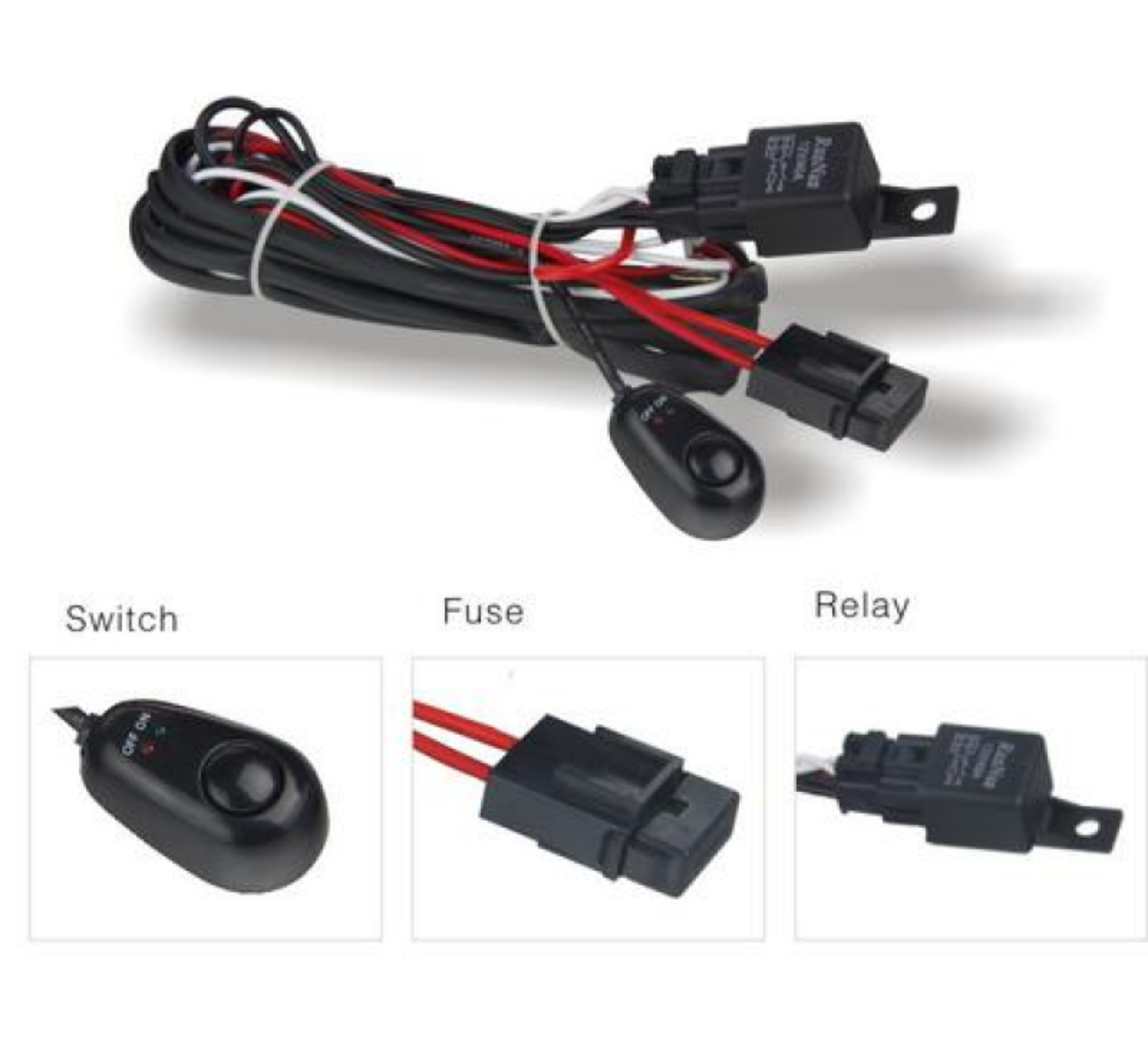 Picture of DV8 Offroad Wiring Harness w- Relay & Switch