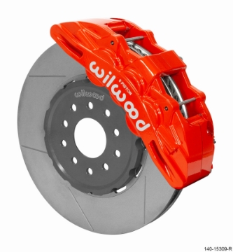 Picture of Wilwood SX6R Front Brake Kit 14in GT Slotted Red 05-13 Chevy Corvette