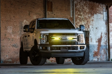 Picture of Rigid Industries 6in SR-Series Pro Dot - SAE Fog Lights Pair - Selective Yellow
