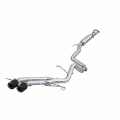 Picture of MBRP 13-18 Hyundai Veloster Turbo Dual Exit T409 2 1-2in Cat Back w- Carbon Fiber Tips