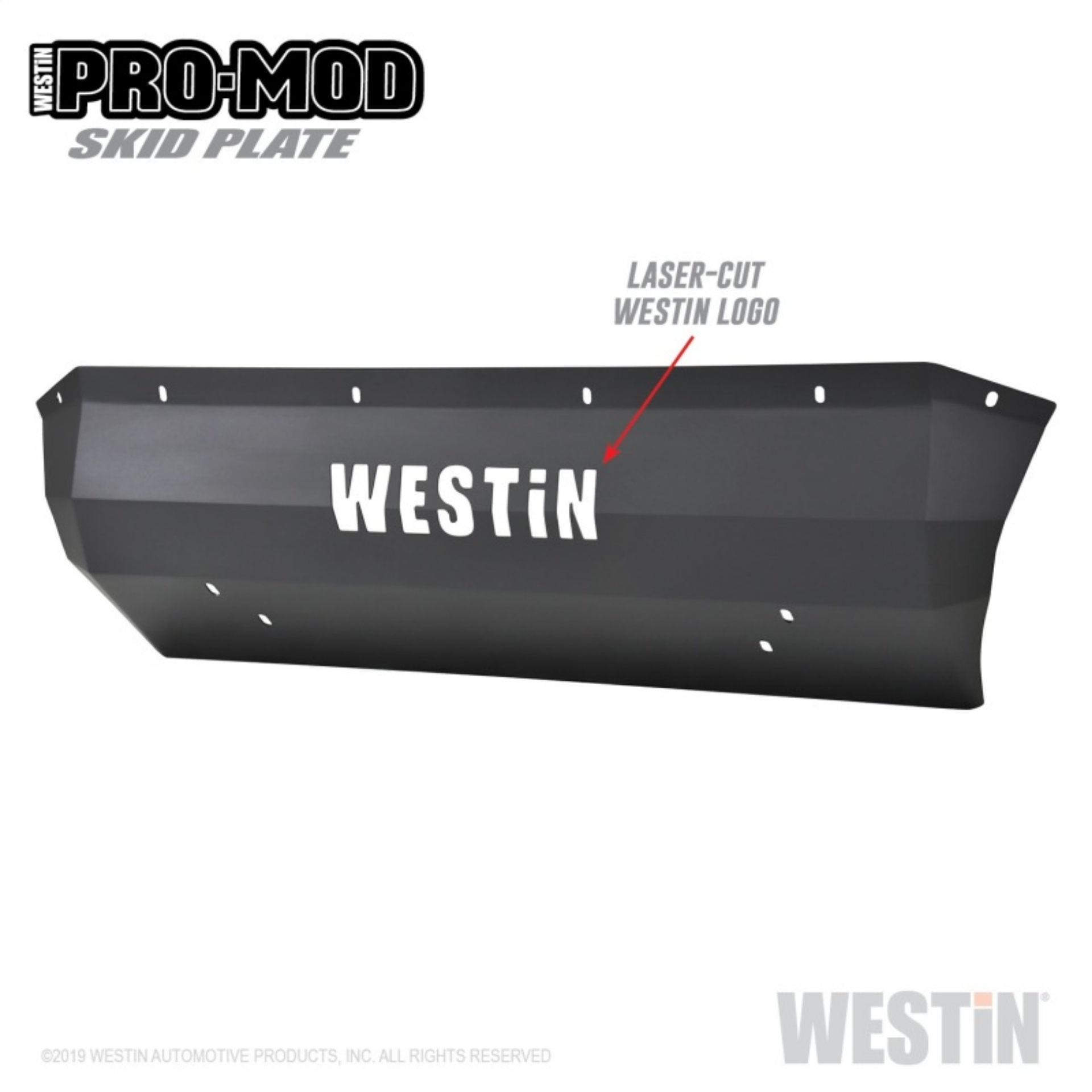 Picture of Westin 18-19 Ford F-250-350 Pro-Mod Skid Plate - Textured Black