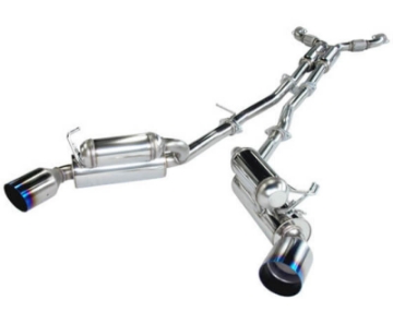 Picture of HKS 03-07 G35 Dual Hi-Power Ti Tip Catback Exhaust SUS304 NO COATING