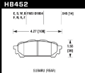 Picture of Hawk 03-05 WRX D1004 HPS Street Rear Brake Pads