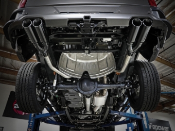 Picture of aFe Vulcan Series 4-3in 304SS Exhaust Cat-Back w- Blk Tips 2019 GM Silverado-Sierra 1500 V8-6-2L