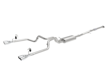 Picture of aFe Vulcan Series 3-2-5in 304SS Exh Cat-Back w- Pol Tips 2019 GM Silverado-Sierra 1500 L4-2-7L t