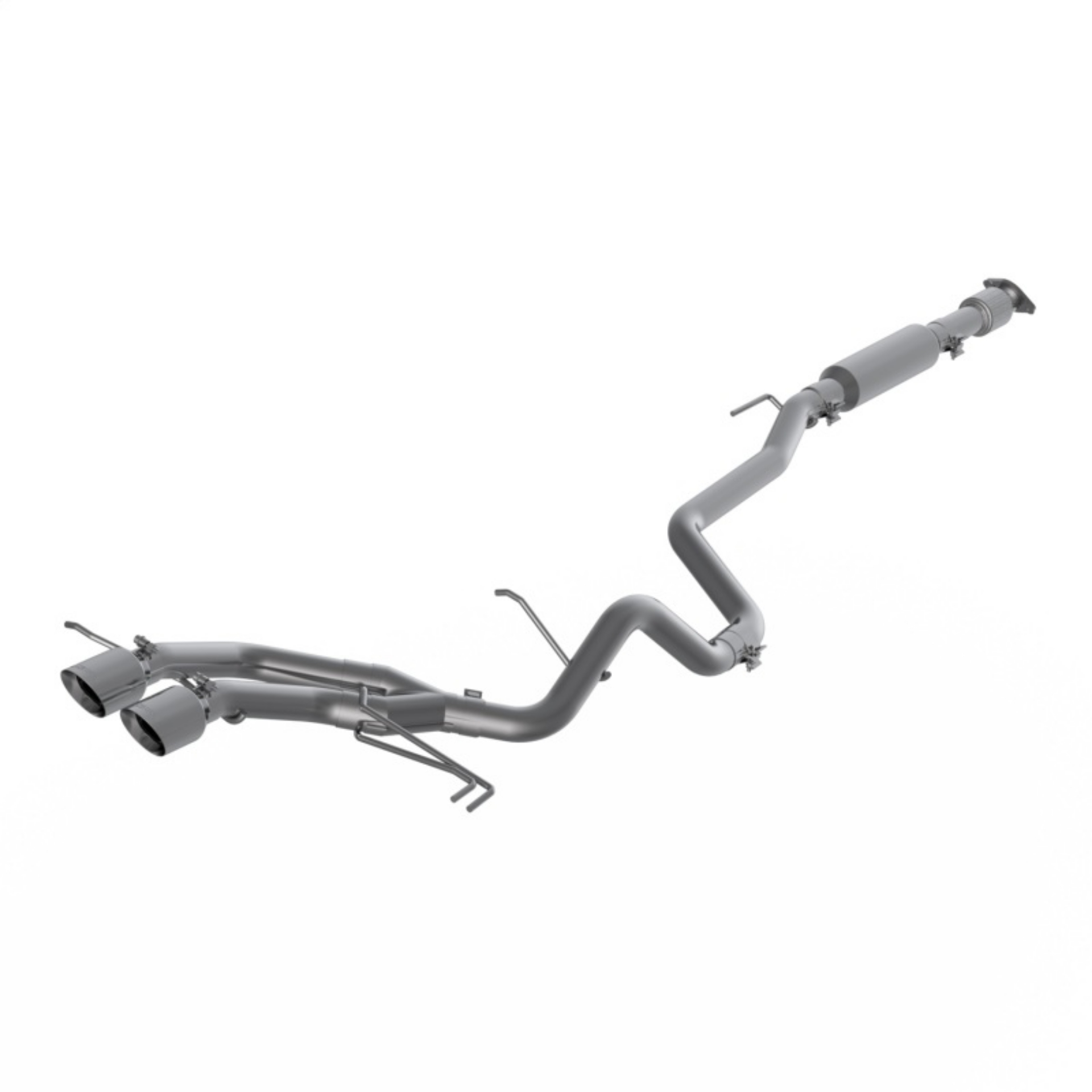 Picture of MBRP 13-18 Hyundai Veloster Turbo 4-0in OD Tips Dual Outlet 2-1-2in AL Cat Back
