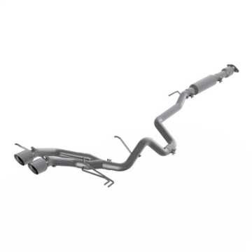 Picture of MBRP 13-18 Hyundai Veloster Turbo 4-0in OD Tips Dual Outlet 2-1-2in AL Cat Back