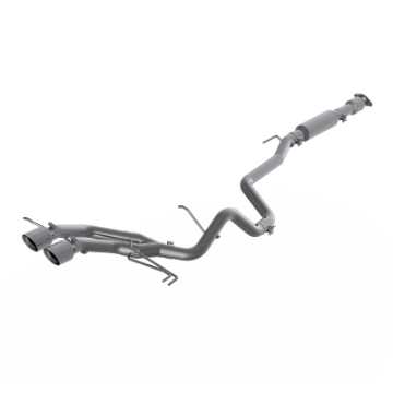 Picture of MBRP 13-18 Hyundai Veloster Turbo 4-0in OD Tips Dual Outlet 2-1-2in AL Cat Back