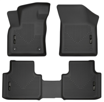 Picture of Husky Liners 18-19 Volkswagen Atlas Weatherbeater Black Front & 2nd Seat Floor Liners