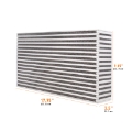 Picture of Mishimoto Universal Air-to-Air Intercooler Core - 17-75in - 9-85in - 3-5in