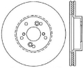 Picture of StopTech 99-08 Acura TL Sport Slotted-Drilled Front Right Cyro Rotor