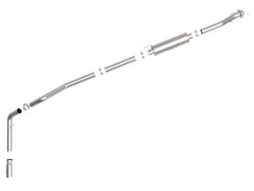 Picture of aFe Vulcan Series 3 1-2in 304 SS Cat-Back 13-19 Ford Transit V6 3-5 Twin Turbo w- Polished Tip