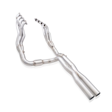 Picture of Stainless Works 15-19 Chevrolet Tahoe 6-2L Headers 1-7-8in Primaries High-Flow Cats 3in Leads X-Pipe