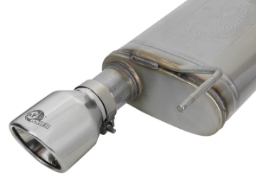 Picture of aFe MACH Force-Xp SS Axle Back Exhaust w-Polished Tips 15-17 Ford Mustang GT V8-5-0L