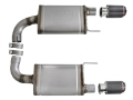 Picture of aFe MACH Force Xp SS Axle Back Exhaust System w- Carbon Fiber Tips 15-17 Ford Mustang GT V8-5-0L