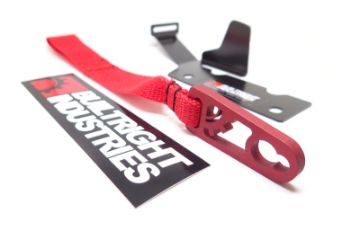 Picture of BuiltRight Industries 09-20 Ford F-150-Raptor 09-14 SuperCrew Only Rear Seat Release - Red Strap