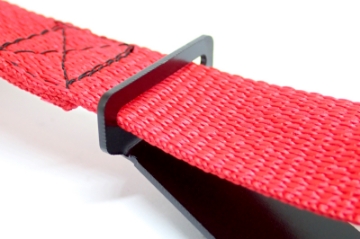 Picture of BuiltRight Industries 09-20 Ford F-150-Raptor 09-14 SuperCrew Only Rear Seat Release - Red Strap