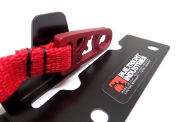 Picture of BuiltRight Industries 09-20 Ford F-150-Raptor 09-14 SuperCrew Only Rear Seat Release - Red Strap