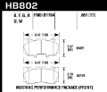 Picture of Hawk 16-17 Ford Mustang HP+ Street Front Brake Pads