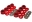 Picture of Energy Suspension 07-10 Chevy K2500-3500HD Body Mount Set - Red