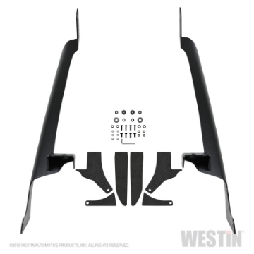 Picture of Westin 18-19 Jeep Wrangler Pillar LED Light Mount - Textured Black