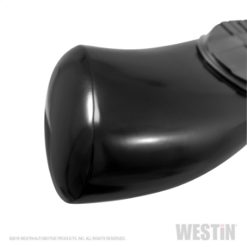 Picture of Westin 2019 Chevrolet Silverado Double Cab w- 6-5in Bed PRO TRAXX 5 W2W Oval Nerf Step Bars - Black