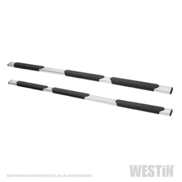 Picture of Westin 2019 Chevrolet Silverado-Sierra 1500 Crew Cab 6-5ft R5 Modular Nerf Step Bars - Polished SS
